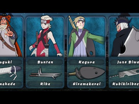 LEGENDARY MIST SWORD HOLDERS FROM NARUTO - BORUTO