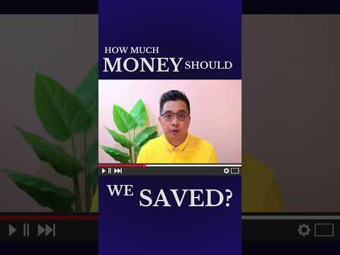 How much MONEY should we SAVED?