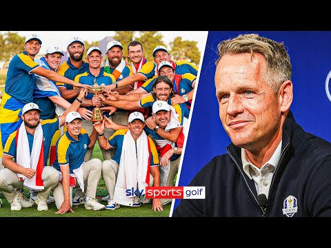 "It's going to be big, it's going to be loud" 🔊 | Luke Donald looks ahead to the Ryder Cup 👀