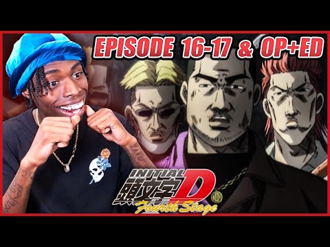 🏎️WE ARE GUNMA‼️| Initial D 4th Stage | EPISODE 16-17 |OP + ED| REACTION