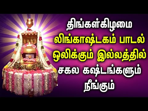 MONDAY SPL LINGASHTAKAM BEST DEVOTIONAL SONGS | Lingashtakam Songs | Lord Shivan Tamil Padalgal