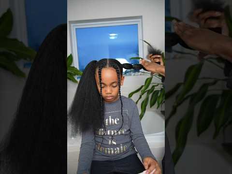 I DON’T FEEL LIKE BRAIDING😆😩 #hairstyles #kidhairstyles