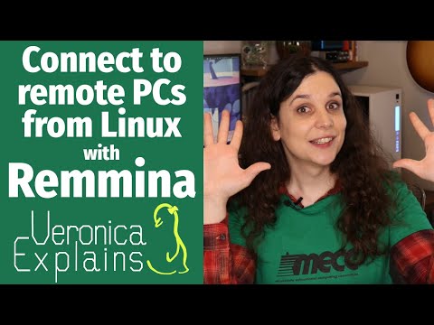 Connect to remote PCs from Linux with Remmina