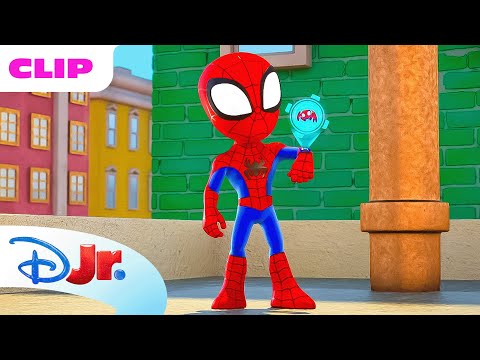 Marvel's Spidey and his Amazing Friends | Trapster vs Spidey 🕸️ | @disneyjr