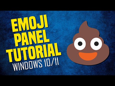 How to Use Emoji Panel in Windows 10/11 🚀😍