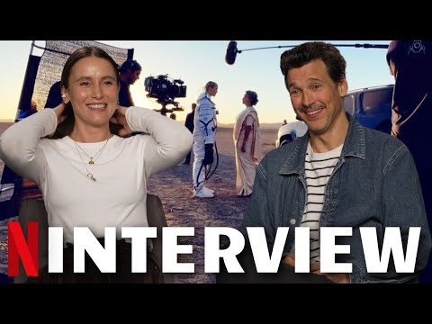 THE SIGNAL (2024) - Behind The Scenes Interview With Peri Baumeister & Florian David Fitz | Netflix