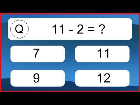 20 Subtraction Quiz Exercises for Kids: Numbers Up to 20