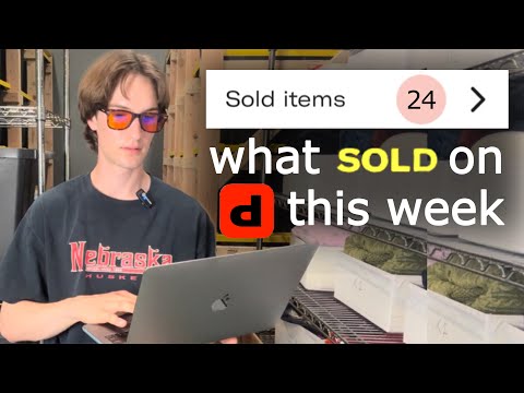 WHAT SOLD - 24 Items in 4 Days on Depop