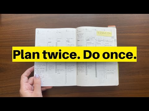 The Two-Plan Method I use to get more done ✅