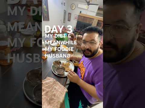 My Foodie Husband #fitnesschallenge #minivlog #Day3