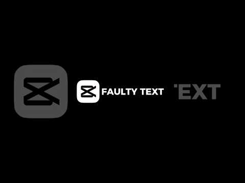 Faulty Text -  Capcut Tutorial #shorts