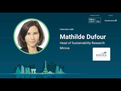 Interview with Mathilde Dufour at Mirova | Sustainable Investment Forum Europe 2024