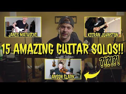 15 Amazing Guitar Solos!!