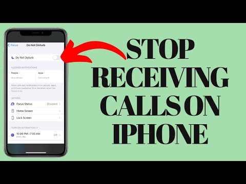 How To Stop Receiving Calls on iPhone