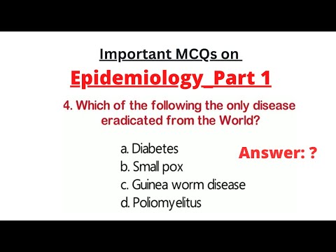 Important MCQs on epidemiology_Part 1_Social & Preventive Medicine SPM