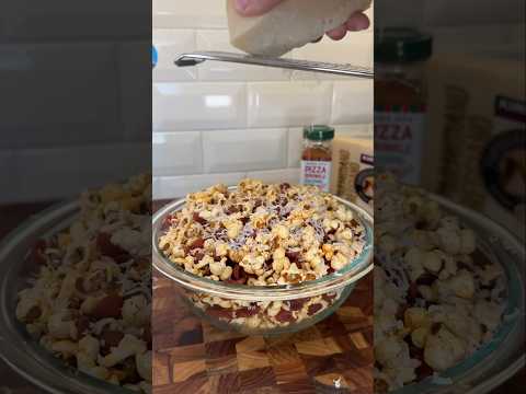 Pepperoni pizza popcorn 🍿 Recipe by @TheJoshElkin  #shorts