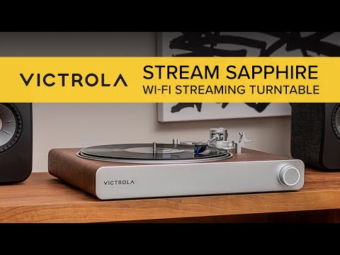 Victrola Stream Sapphire Turntable Wi-Fi & Sonos Streaming Turntable Overview