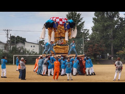 令和6年   新居浜太鼓祭り2024   16日午後   中萩地区  中萩中学校 お祭り集会　愛媛県新居浜市