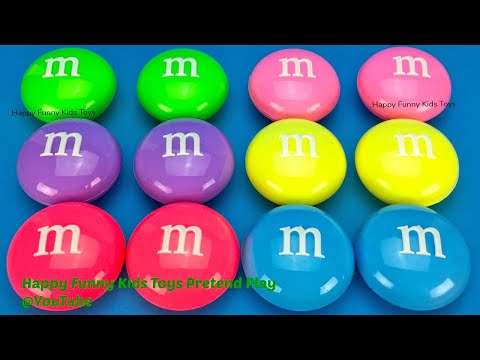 12 M&M Slime with Surprise Toys Mermaid Ooshies Turtle