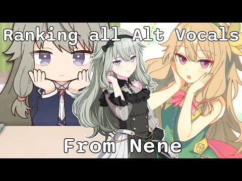 Ranking ALL Nene Alt Vocals [Project Sekai]