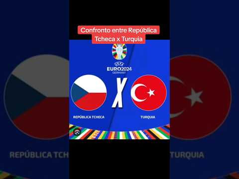 Confronto entre República Tcheca x Turquia #republicatcheca #turquia #eurocopa2024