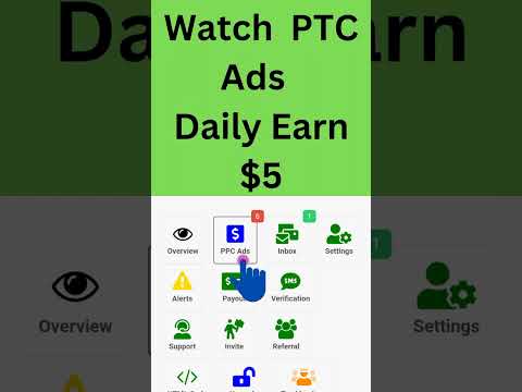 New Earning Site Daily $5 earning watch ads #makemoneyonline #earningapp