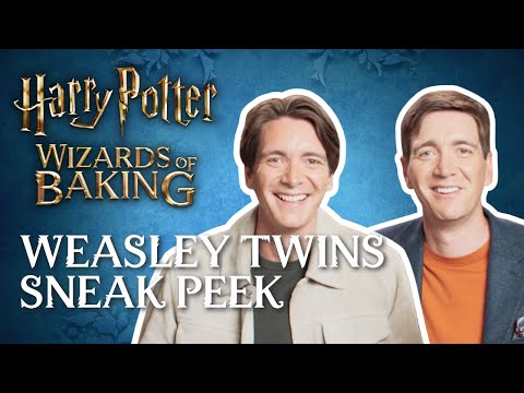 One-on-One with the Weasley Twins, James and Oliver Phelps | Harry Potter: Wizards of Baking