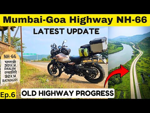 GOA TO MUMBAI via OLD HIGHWAY NH-66 | Latest Update & Progress | 600kms in 14hrs | WanderSane