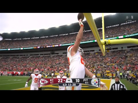 Kelce hits Tony Gonzalez' celebration after becoming Chiefs' all-time TD receptions leader