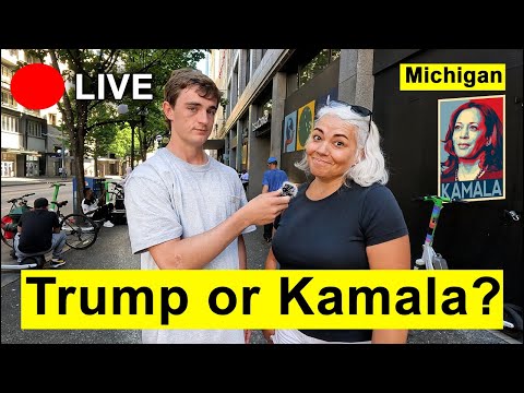 IRL Asking Swing State Voters who they are voting for | Michigan