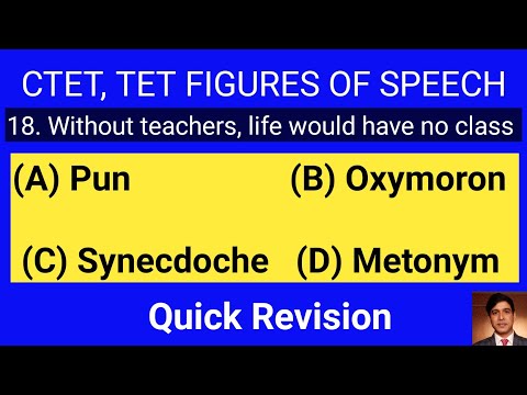 Figures of Speech | CTET English language figures of speech