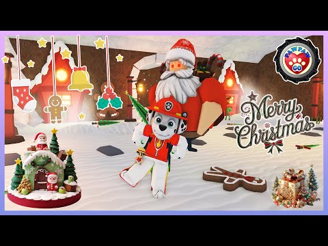 Marshall's Christmas Flee: Santa's Comical Chase in Roblox! 毛毛的聖誕節逃亡：聖誕老人的搞笑追逐！機器方塊