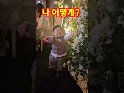 화동이 왜 이래!? #아기 일상 #아기 #shorts #결혼  #화동  #귀요미 #cute #baby #15개월아기