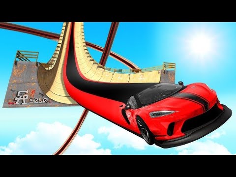 Cars VS Big Ramp Beamng Drive