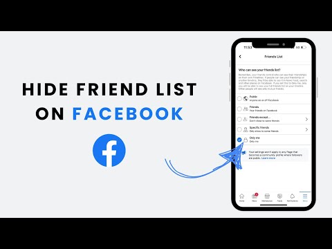 How to Hide Friends List on Facebook | How to Hide Facebook Friends List (2025 Guide)