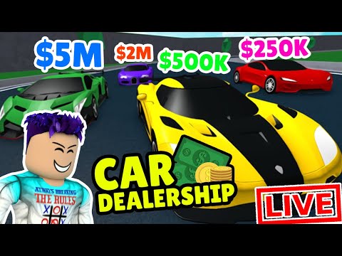 Starting a Car Dealership in Roblox (STREAM)