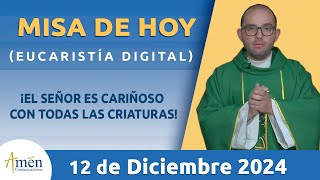 Misa de Hoy | Padre Carlos Yepes | Jueves 12 Diciembre 2024 l Virgen de Guadalupe | Fe | Dios | Misa