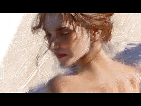 Digital painting. Portrait. 屏绘 数码绘画 肖像 美女