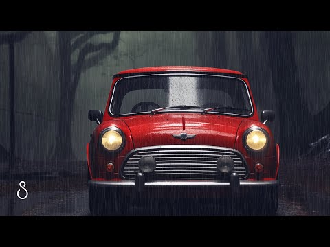 Sleeping In A Classic Mini Car In The Rain 🌧️ Black Screen | 12 Hours | Sleep In Series