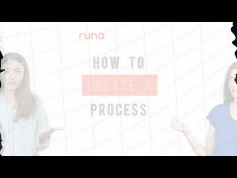 How to create a new process | Mobile App | Runo