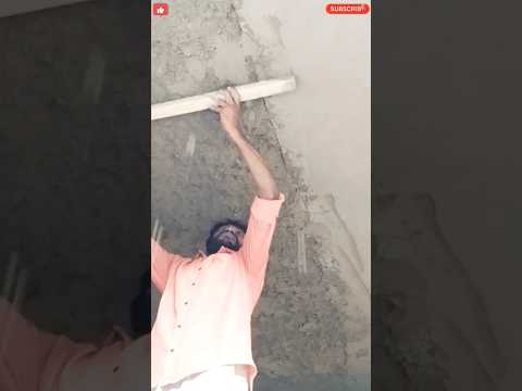 Ceiling plastering work #houseconstruction #slab #viral # youtube shorts