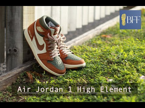 Jordan 1 High Element "Coffee and Army Green"