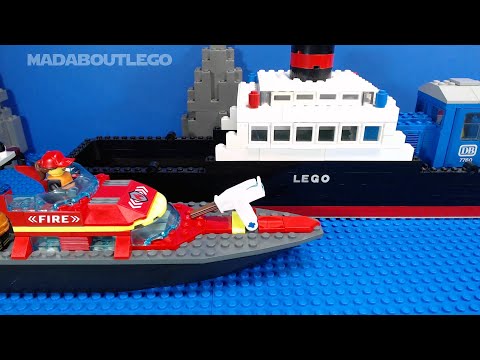 LEGO City Fire Rescue Boat 60373.