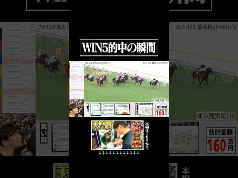 WIN5的中させた男がこちらです #天皇賞秋 #競馬