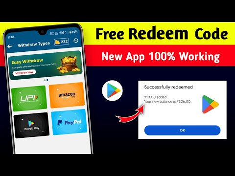 Free Redeem Code New App 2024 | Free Redeem Code | Google Play Redeem Code App | Redeem Code App