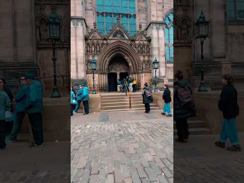 St Giles' Cathedral Edinburgh Scotland ❤️🏴󠁧󠁢󠁳󠁣󠁴󠁿 #shortvideo #shortfeed #shorts