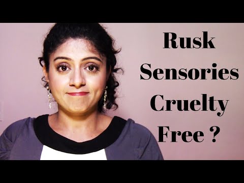 Is Rusk Sensories Cruelty Free ? Choose Cruelty Free | Be Beautethical