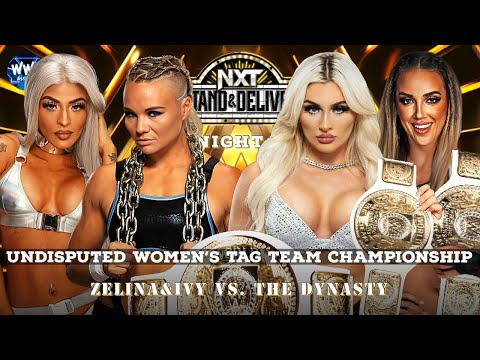 WWE 2K24 STAND&DELIVER NIGHT 2; VEGA/NILE VS. THE DYNASTY FOR THE WOMEN'S TAG TEAM CHAMPIONSHIP!!!