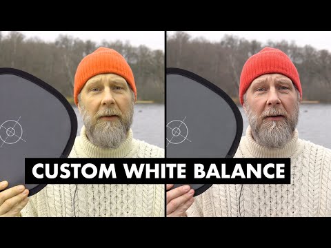 Custom white balance Sony - A6400 and more cameras using a white balance card for video