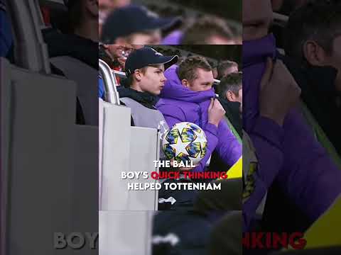 The ball boy saved Tottenham#shorts